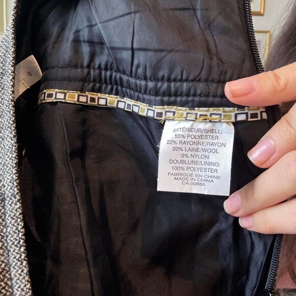 Tweed Wool Midi Skirt - Picture 2 of 6